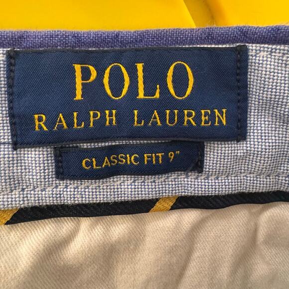 Polo Ralph Lauren Classic Fit Men’s Linen Plaid Short Multicolored Preppy Sz 28 - Picture 4 of 7